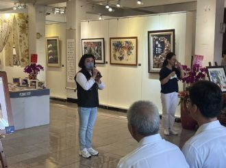 113年5月24日新港國中第二屆美術藝才班畢業展「藝次元」開幕茶會