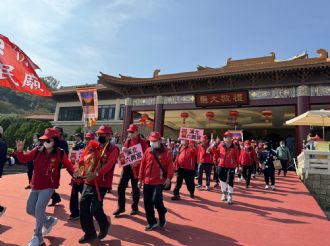 112年12月25日：1、參與2023世界神明聯誼會「共生吉祥」活動(高雄佛光山) 、2、至阿蓮營盤六興宮、楠西聖濟宮參訪。