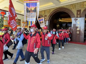 112年12月25日：1、參與2023世界神明聯誼會「共生吉祥」活動(高雄佛光山) 、2、至阿蓮營盤六興宮、楠西聖濟宮參訪。