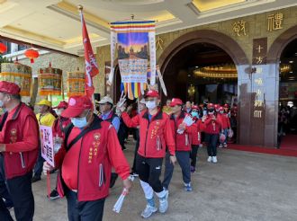 112年12月25日：1、參與2023世界神明聯誼會「共生吉祥」活動(高雄佛光山) 、2、至阿蓮營盤六興宮、楠西聖濟宮參訪。