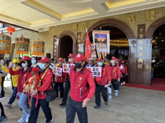 112年12月25日：1、參與2023世界神明聯誼會「共生吉祥」活動(高雄佛光山) 、2、至阿蓮營盤六興宮、楠西聖濟宮參訪。