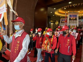 112年12月25日：1、參與2023世界神明聯誼會「共生吉祥」活動(高雄佛光山) 、2、至阿蓮營盤六興宮、楠西聖濟宮參訪。