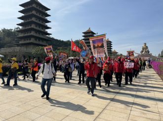 112年12月25日：1、參與2023世界神明聯誼會「共生吉祥」活動(高雄佛光山) 、2、至阿蓮營盤六興宮、楠西聖濟宮參訪。