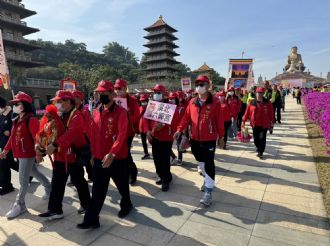 112年12月25日：1、參與2023世界神明聯誼會「共生吉祥」活動(高雄佛光山) 、2、至阿蓮營盤六興宮、楠西聖濟宮參訪。