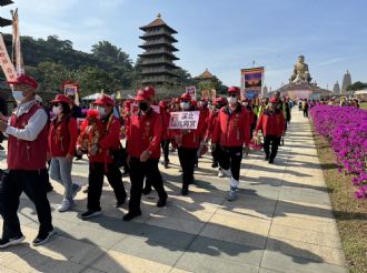 112年12月25日：1、參與2023世界神明聯誼會「共生吉祥」活動(高雄佛光山) 、2、至阿蓮營盤六興宮、楠西聖濟宮參訪。