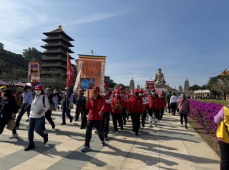 112年12月25日：1、參與2023世界神明聯誼會「共生吉祥」活動(高雄佛光山) 、2、至阿蓮營盤六興宮、楠西聖濟宮參訪。