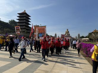 112年12月25日：1、參與2023世界神明聯誼會「共生吉祥」活動(高雄佛光山) 、2、至阿蓮營盤六興宮、楠西聖濟宮參訪。