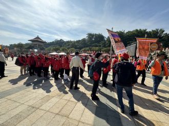 112年12月25日：1、參與2023世界神明聯誼會「共生吉祥」活動(高雄佛光山) 、2、至阿蓮營盤六興宮、楠西聖濟宮參訪。