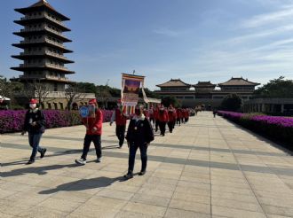 112年12月25日：1、參與2023世界神明聯誼會「共生吉祥」活動(高雄佛光山) 、2、至阿蓮營盤六興宮、楠西聖濟宮參訪。