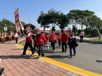 112年12月25日：1、參與2023世界神明聯誼會「共生吉祥」活動(高雄佛光山) 、2、至阿蓮營盤六興宮、楠西聖濟宮參訪。