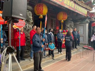 115年2月18日初二縣長至六興宮發紅包