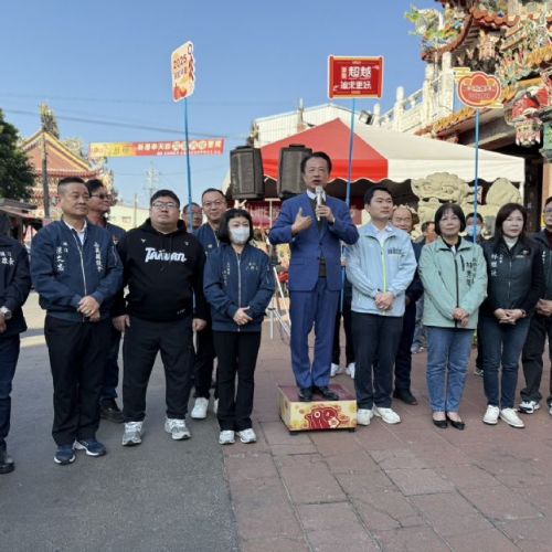 114年1月30日初二早上8點30分縣長至六興宮發紅包